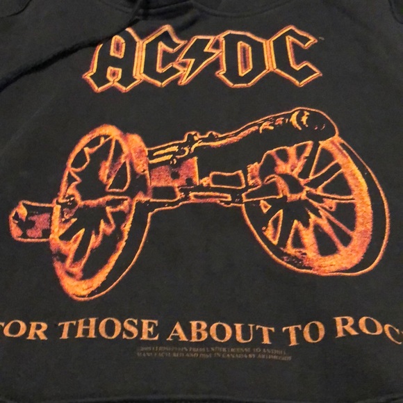 AC/DC Vintage Pullover Sweater - Picture 3 of 4